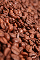 Fried coffee grain