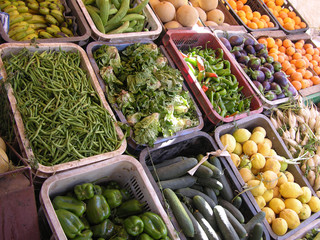 Obst und Gemüse stand in Ägypten