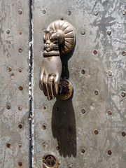 Antike Türklinke oder auch Türklopfer