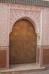 Door in Marrakech, Morocco, Africa. 