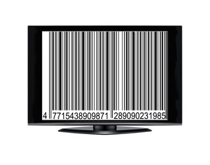 tv barcode - obrazy, fototapety, plakaty