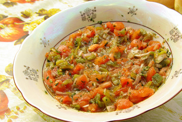 Frischer vegetarischer Salat