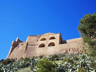 Fototapete Rund Algerie- Oran Fort de Santa Cruz © foxytoul