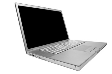 Modern and stylish notebook on a white background