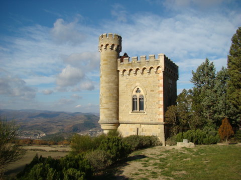 La tour Magdala &agrave; Rennes-Le-Chateau (France)