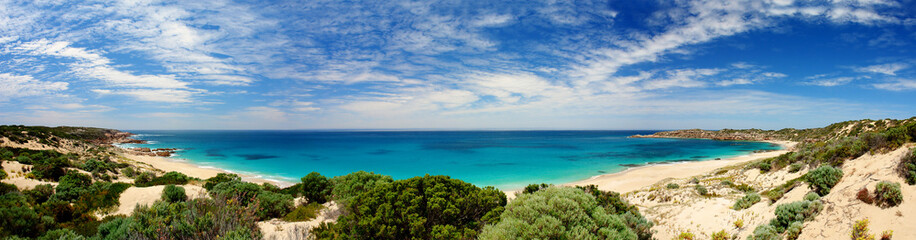 Panorama of Butlers Beach, South Australia