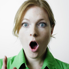 Surprised woman