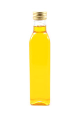 bottle of olive oil isolated on white