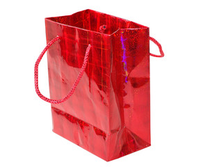Gift package isolated on a white background..