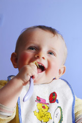 An eating child