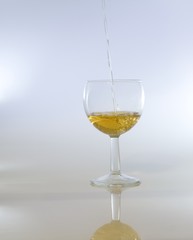 pouring