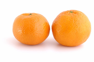 Dos mandarinas