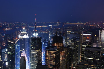 Fototapeta premium Manhatten aus der Luft