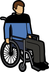 Man In Wheelchair