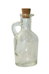 small decanter It is isolated on a white background