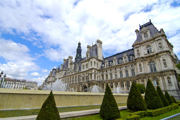 Fototapeta na wymiar Town Hall Paris