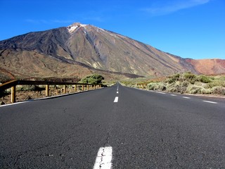 Straße zum Teide / Teneriffa