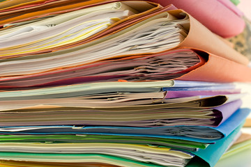 dossier classeur papier administratif décision contrat 06