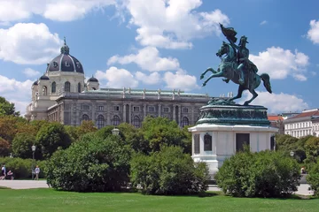 Foto auf Alu-Dibond Statua di cavallo a Volksgarten - Vienna © Pablo Debat