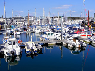 Boat port in Plymouth