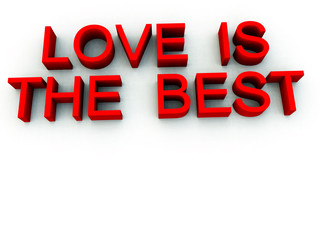 Love Is the Best Word