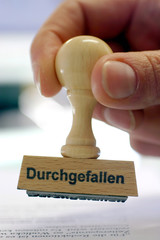 Stempel Durchgefallen