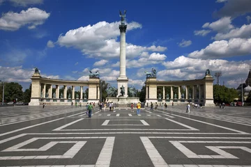 Plexiglas foto achterwand Heldenplein, Boedapest © JONATHAN