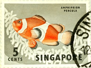 1960's Singapore stamp