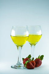 Wine and Strawberries