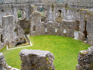 Restormel castle in Cornwall