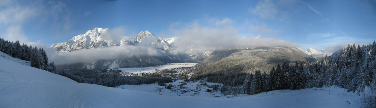 Panorama Katzenkopf, Seefeld, Leutasch, Tirol
