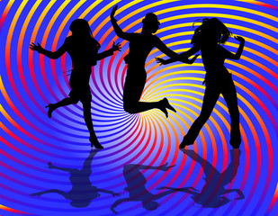 filles en discothèque