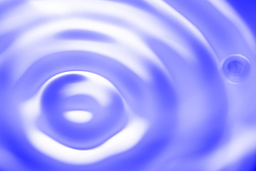 blue waves, soft focus, abstract background