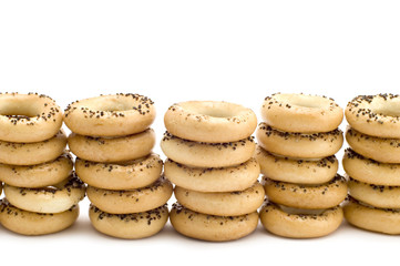 object on white - food - bagel