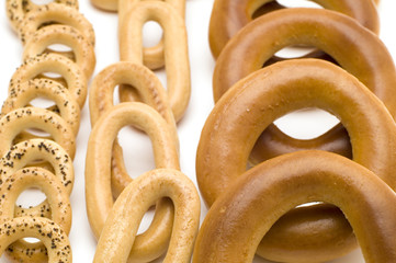 object on white - food - bagel