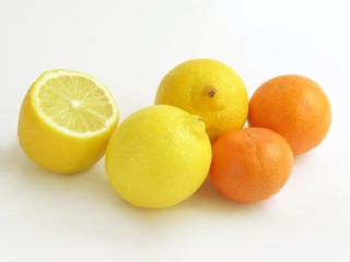 lemons and mandarines