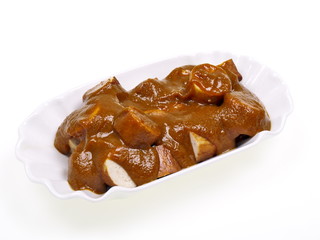 wurst mit curry soße 