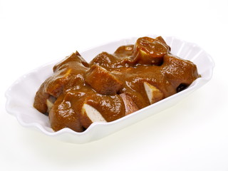 wurst mit curry soße 