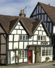 the high street henley in arden village warwickshire england uk