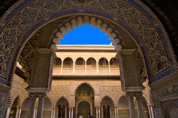 Alcázar of Seville - obrazy, fototapety, plakaty