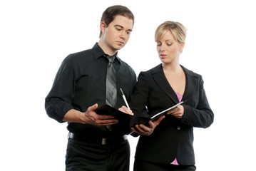 Young Business Man and Women