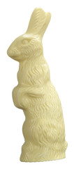 Fototapeta premium grand lapin en chocolat blanc