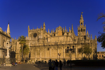 Fototapeta na wymiar Hiszpania, Katedra w Sewilli