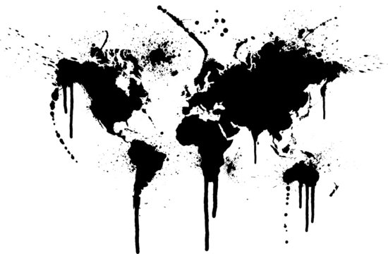 World Ink Splatter