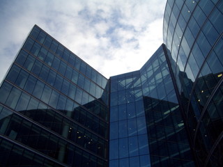 Fototapeta na wymiar Glass Buildings