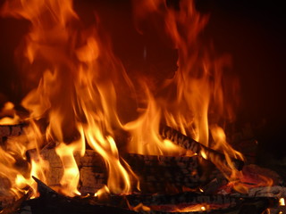 Feu de cheminée