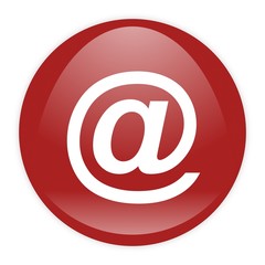 email aqua red button