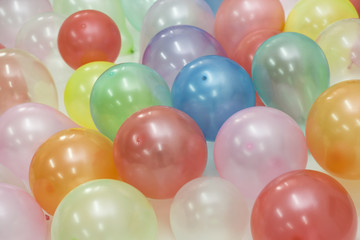 coloured balloons