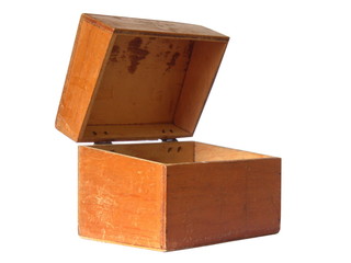 A wooden box