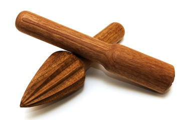 Wooden Juicer and Pestle